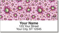 Violet Poppies Address Labels