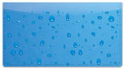 Water Droplet Checkbook Cover