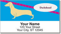 Wiener Dog Address Labels