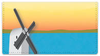 Windmill Checkbook Cover