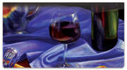 Wine Set Checkbook Cover