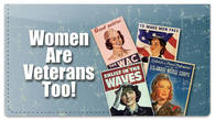 Woman Veteran Checkbook Cover