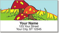 Woodland Toadstool Address Labels