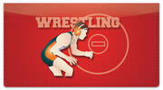 Wrestling Checkbook Cover