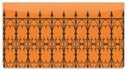 Wrought Iron Fence Checkbook Cover