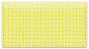 Yellow Box Scroll Checkbook Cover