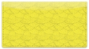 Yellow Stipple Checkbook Cover