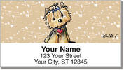 Yorkie Series 2 Address Labels