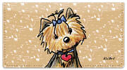 Yorkie Series 2 Checkbook Cover